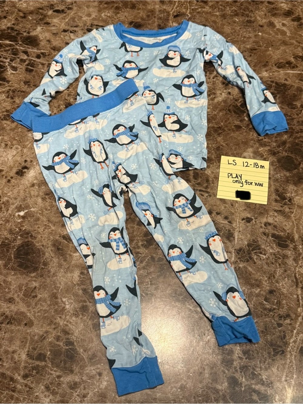 Little Sleepies Penguins 12-18m